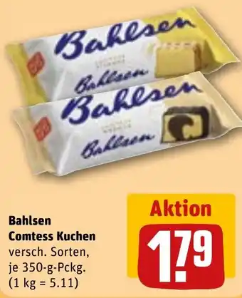 REWE Bahlsen Comtess Kuchen Angebot