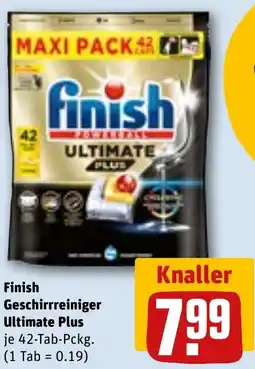 REWE Finish Geschirrreiniger Ultimate Plus Angebot
