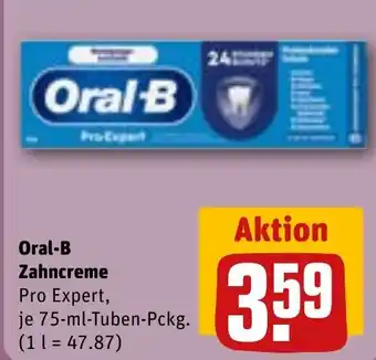 REWE Oral-B Zahncreme Angebot