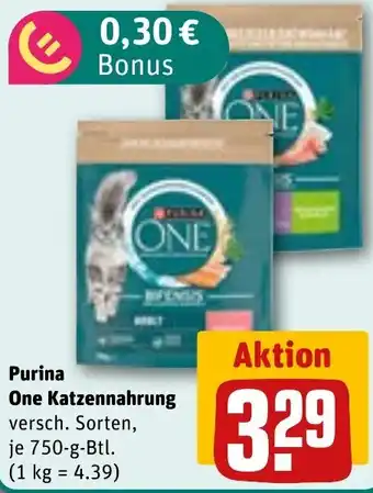 REWE Purina One Katzennahrung Angebot