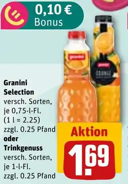 REWE Granini Selection oder Trinkgenuss Angebot