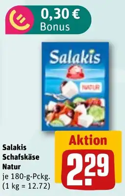 REWE Salakis Schafskäse Natur Angebot