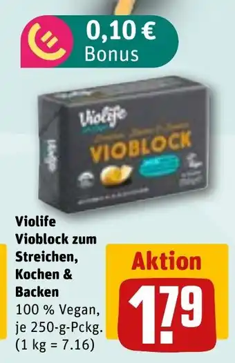 REWE Violife Vioblock zum Streichen, Kochen & Backen Angebot