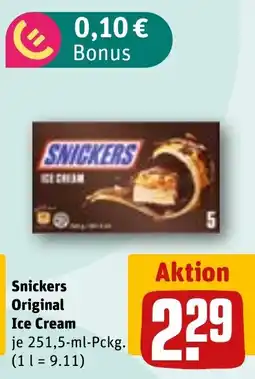 REWE Snickers Original Ice Cream Angebot