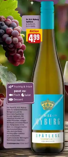 REWE Dr. R.H. Myburg Spätlese Angebot