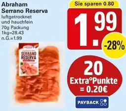 WEZ Abraham Serrano Reserva Angebot