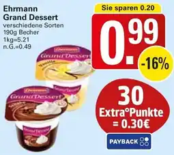 WEZ Ehrmann Grand Dessert Angebot