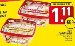 WEZ Popp Kartoffelsalat Angebot