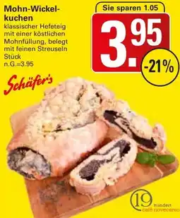 WEZ Schäfer's Mohn-Wickelkuchen Angebot