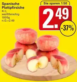 WEZ Spanische Plattpfirsiche Angebot