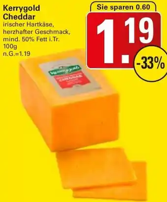 WEZ Kerrygold Cheddar Angebot