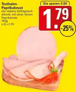 WEZ Truthahn Paprikabrust Angebot