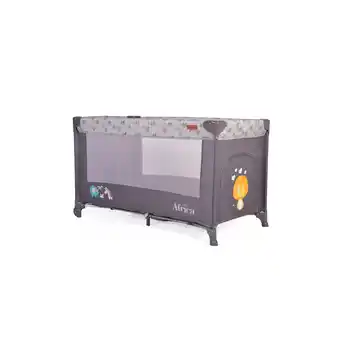 Netto Marken-Discount Cangaroo Reisebett Africa Laufstall Seiteneingang Matratze Sichtfenster Tasche grau Angebot