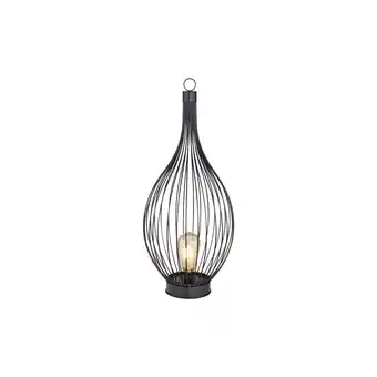 Netto Marken-Discount LED Solarlampe, Metall schwarz, amber, IP44 Angebot