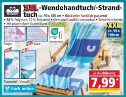 Norma XXL-Wendehandtuch/-Strandtuch Angebot