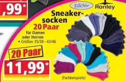 Norma Sneaker-socken 20 Paar Angebot