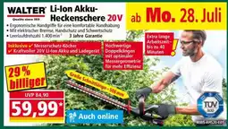 Norma WALTER Li-Ion Akku-Heckenschere 20V Angebot