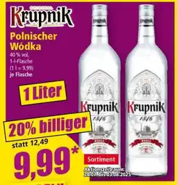 Norma Krupnik Polnischer Wódka Angebot