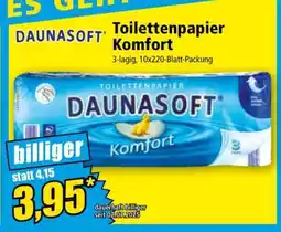 Norma Toilettenpapier Komfort Angebot