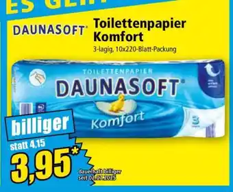Norma Toilettenpapier Komfort Angebot