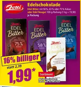 Norma Edelschokolade Angebot