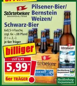 Norma Pilsener-Bier/Bernstein Weizen/Schwarz-Bier Angebot