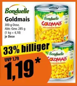 Norma Bonduelle Goldmais Angebot