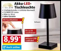 Norma Akku-LED- Tischleuchte Angebot