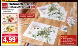 Norma Platzmatten- und Untersetzer- Set 8tlg Angebot