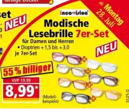 Norma Modische Lesebrille 7er-Set Angebot
