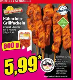 Norma Hähnchen-Grillfackeln Angebot