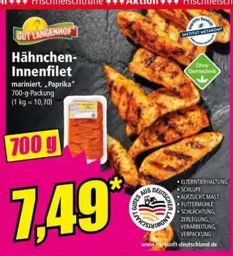 Norma Hähnchen Innenfilet Angebot