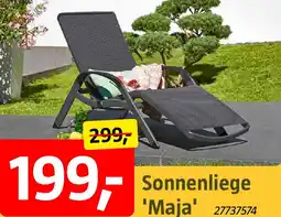 Bauhaus Sonnenliege 'Maja' Angebot