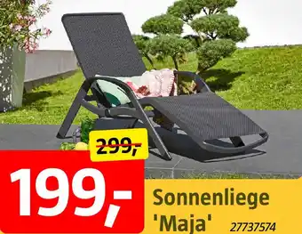 Bauhaus Sonnenliege 'Maja' Angebot