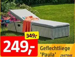 Bauhaus Geflechtliege Paula Angebot
