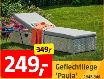 Bauhaus Geflechtliege Paula Angebot