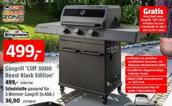 Bauhaus Kingstone Gasgrill 'Cliff 3000 Beast Black Edition' Angebot