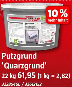 Bauhaus Putzgrund 'Quarzgrund' Angebot