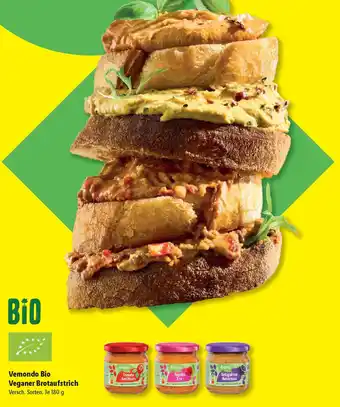 Lidl Vemondo Bio Veganer Brotaufstrich Angebot