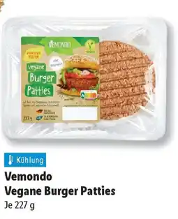 Lidl Vemondo Vegane Burger Patties Angebot