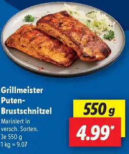 Lidl Grillmeister Puten- Brustschnitzel Angebot
