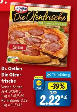 Lidl Dr. Oetker Die Ofen- frische Angebot