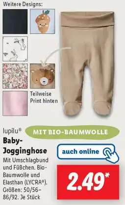 Lidl lupilu Baby- Jogginghose Angebot