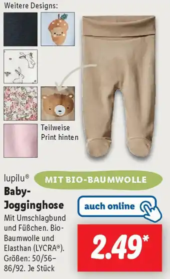 Lidl lupilu Baby- Jogginghose Angebot