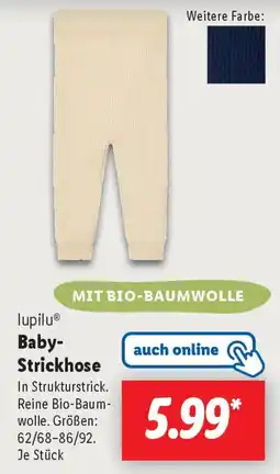 Lidl lupilu Baby- Strickhose Angebot