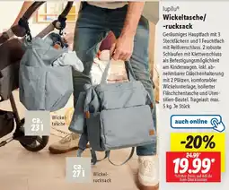 Lidl lupilu Wickeltasche/ -rucksack Angebot