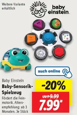 Lidl Baby Einstein Baby-Sensorik- Spielzeug Angebot