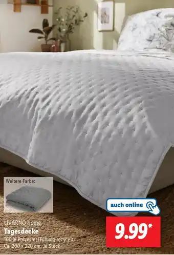 Lidl LIVARNO home Tagesdecke Angebot