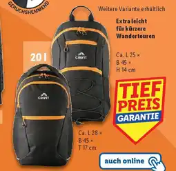 Lidl CRIVIT Wander-Rucksack Angebot
