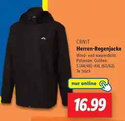 Lidl CRIVIT Herren-Regenjacke Angebot